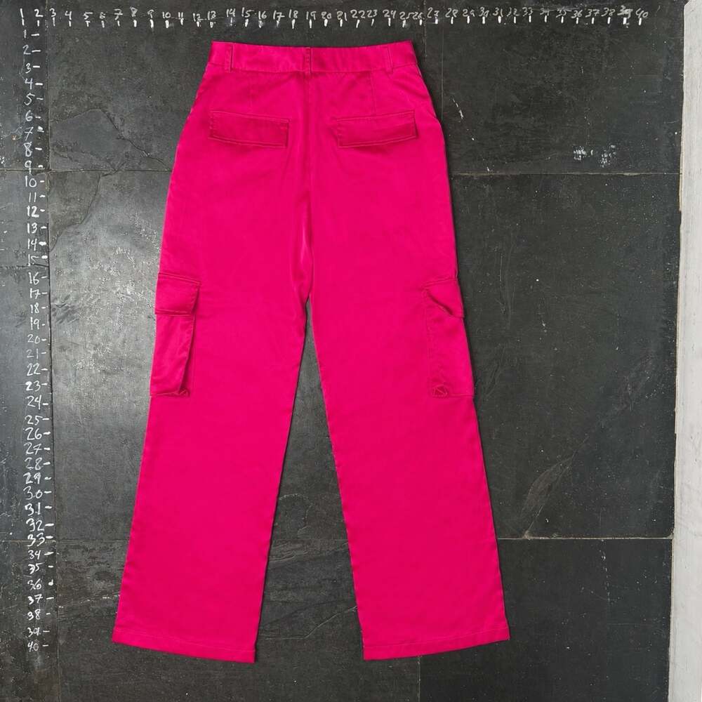Sincerely Jules Hot Pink Cargo Pants Size S - Picture 3 of 4